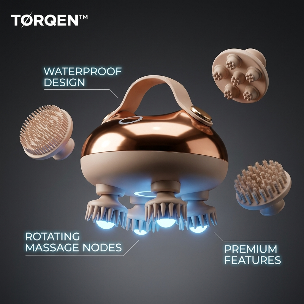 Torqen™ Scalp Massager